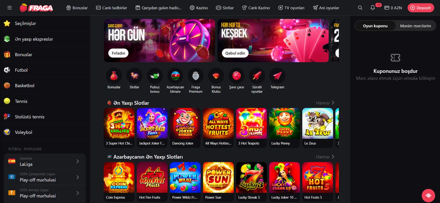 Ən məşhur slot maşınları və provayderlər